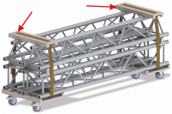 TOP PART FOR STACKING 290 TRUSS