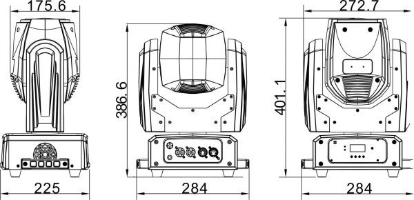 MOVING HEAD BRITEQ BT-TRACKER