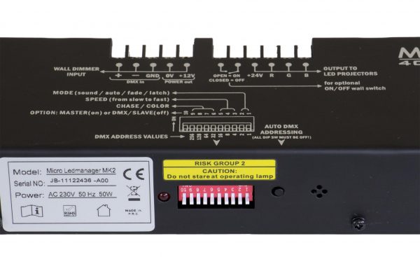 CONTROLADOR JB SYSTEMS MICRO LED MANAGER MK2