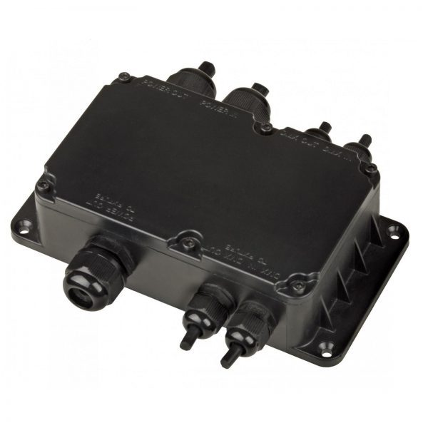 LDP-SERIES IP68 POWER+DMX SPLITTER BOX