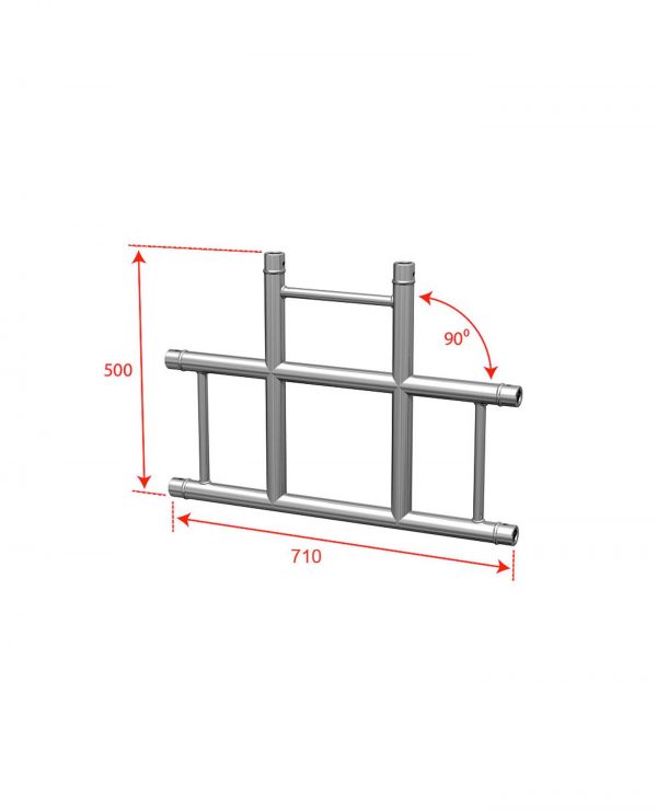 3 DIRECTIONS – 90° – FLAT – CORNER JOINT