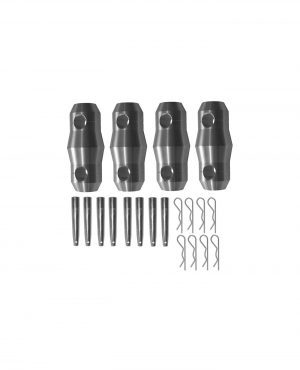 KIT INCLUDING 4 COUPLING SLEEVES 8 CONICAL PINS