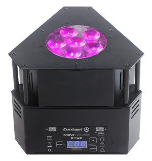 6 X 3W LEDS TRI DECORATIVE PROJECTOR FOR TRUSS
