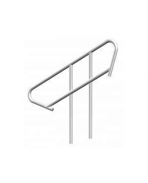 HANDRAIL FOR MODULAR STAIRS - LENGHT 140 CM