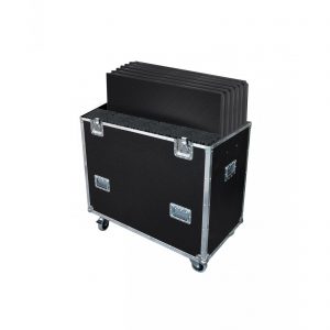 FLIGHT-CASE DESIGNED FOR 6 PLTL-1X1 WITH RISERS