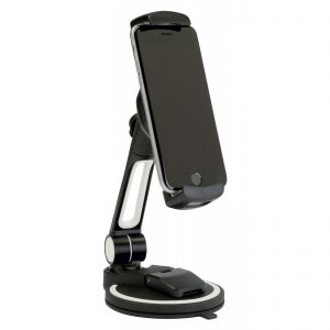 ALUMINIUM HOLDER WITH SUCTION CUP SMARTPHONE/TABLE