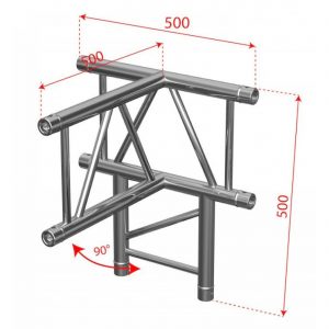 4 DIRECTIONS - 90° - FLAT - CORNER JOINT