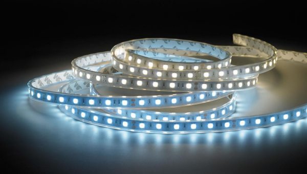 60 LEDS/M WARM MUTED WHITE RIBBON WITH A SILICONE