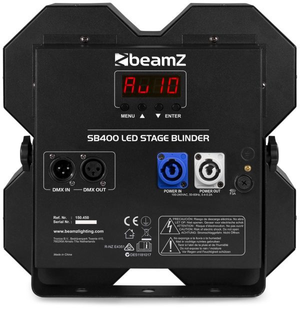 PROJETOR BLINDER BEAMZ SB400  4X50W LED