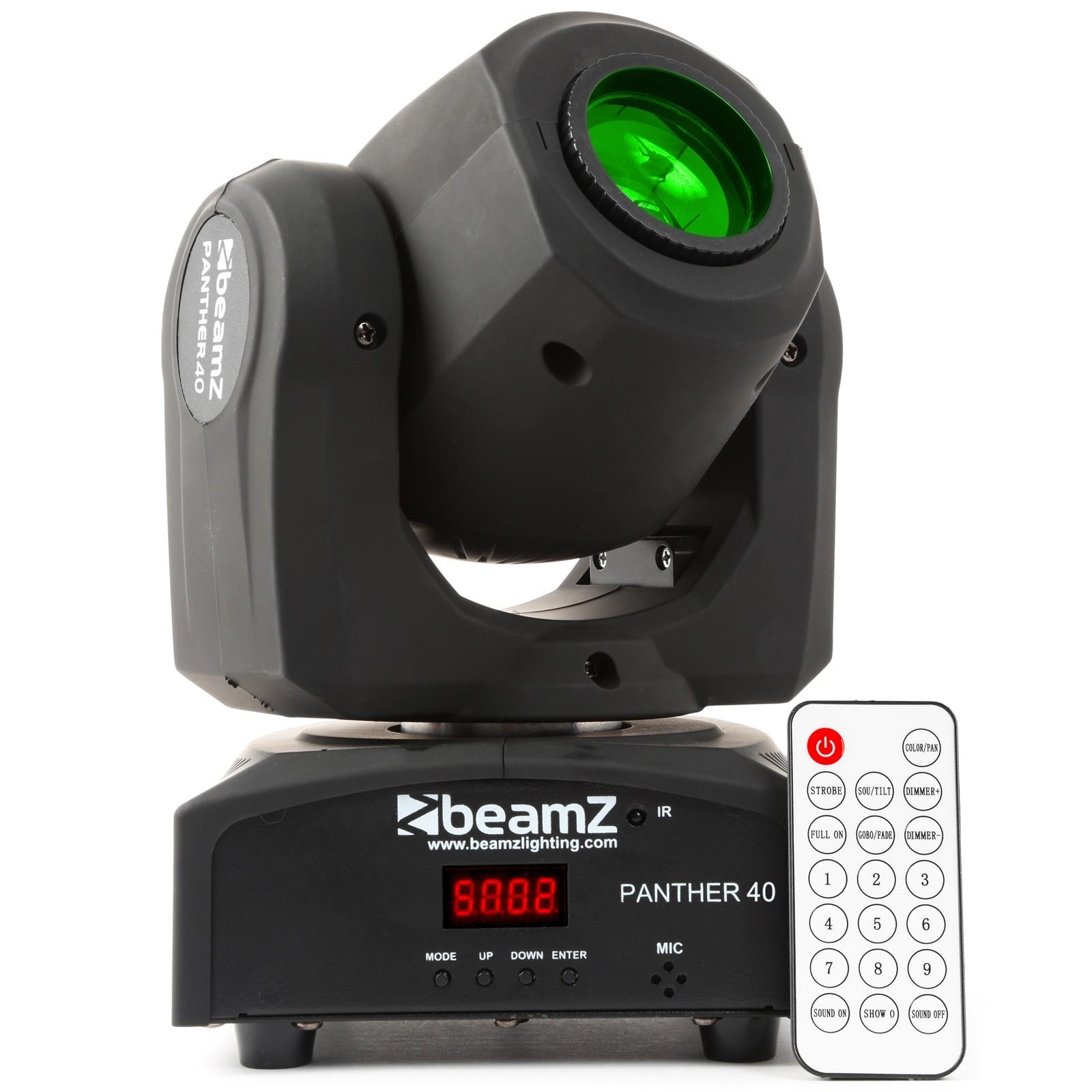 MOVING HEAD BEAMZ PANTHER 40 LED SPOT