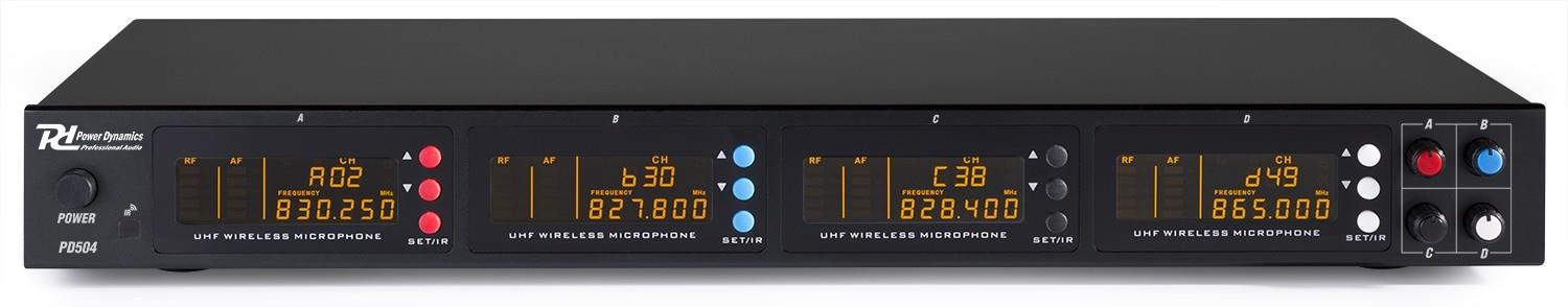 MICROFONE S/ FIO POWER DYNAMICS UHF PD504B