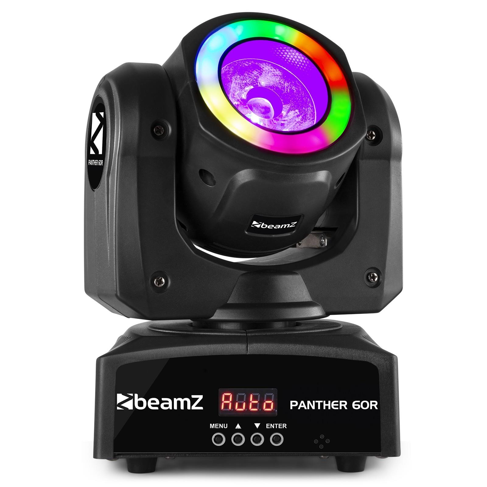 MOVING HEAD BEAMZ PANTHER 60R LED